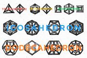 Hand Drawn Polyhedrons, a Graphic by TRIKONA (Thumbnail 2 of 3)