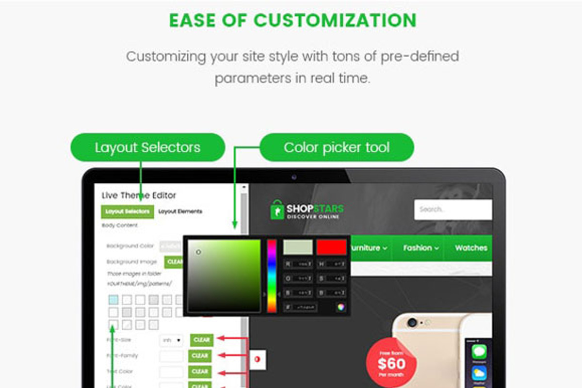 Leo Shop Stars Responsive Theme, a HTML Template by LeoTheme (Photo 7 of 8)