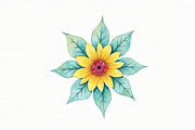 Retro Groovy Flowers Bundle, an Illustration by Amazin_art (Thumbnail 3 of 11)