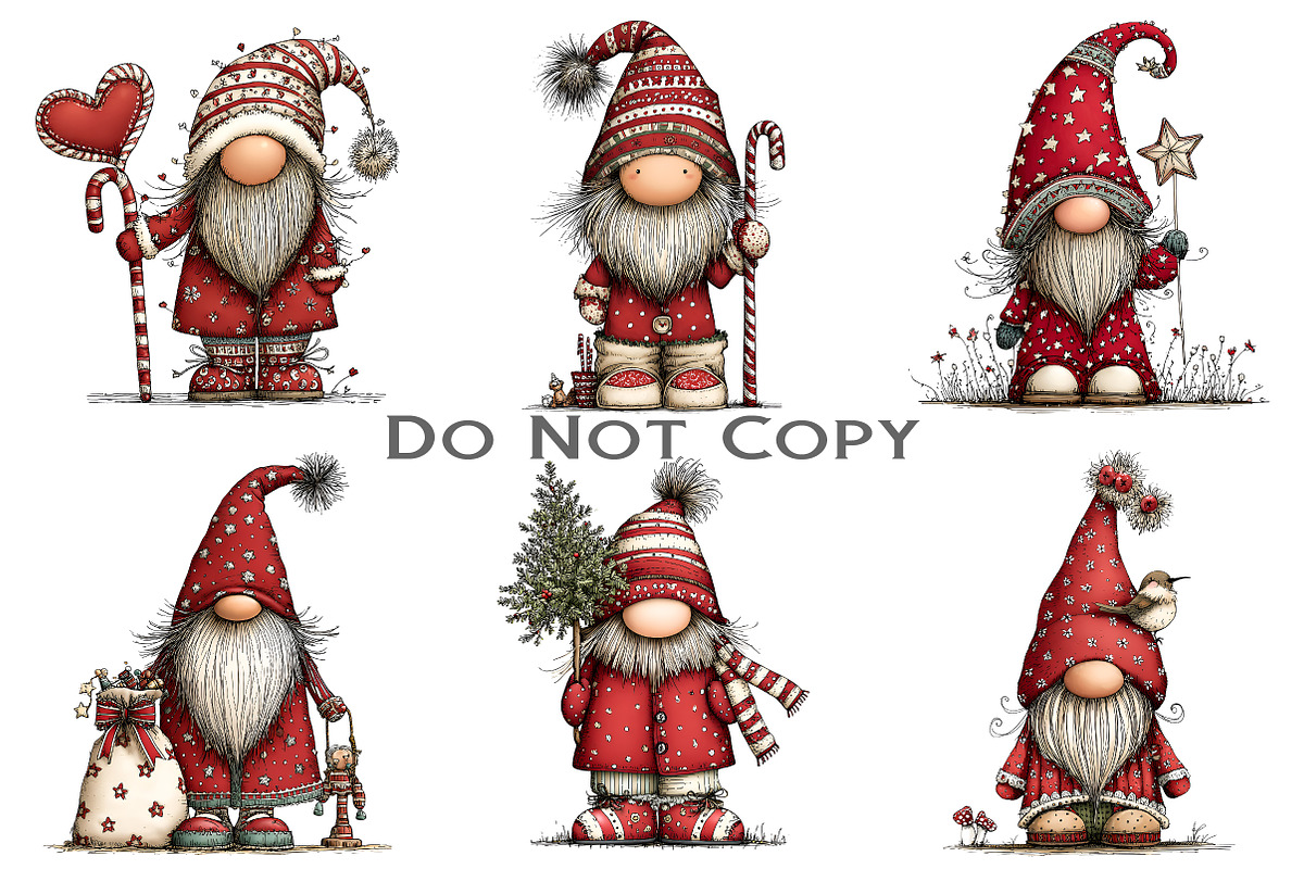 Whimsical Winter Gnome, an Illustration by Craft Nest (Photo 6 of 8)