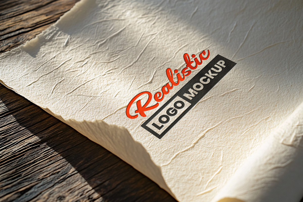 15 Paper Embossed Logo Mockups, a Mockup by GenesisCreativeCo (Photo 15 of 16)