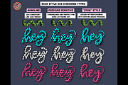 Procreate 3D Soccer Lettering Set, a Brush Add-On by AlwaysBeColoring (Thumbnail 5 of 14)