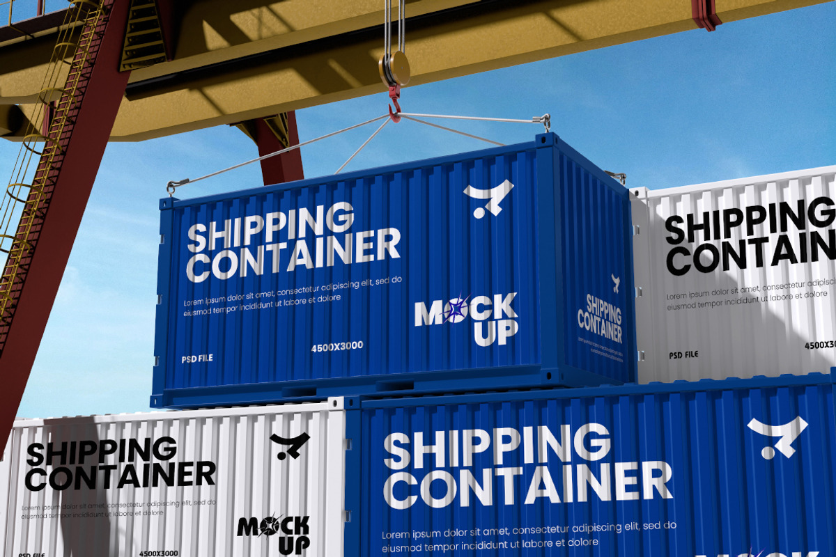 Shipping Container Mockup, a Cups & Container Mockup by Rielismee (Photo 3 of 5)