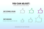 Seo minimalist outline icon set, an Outline Icon by Icons (Thumbnail 3 of 3)