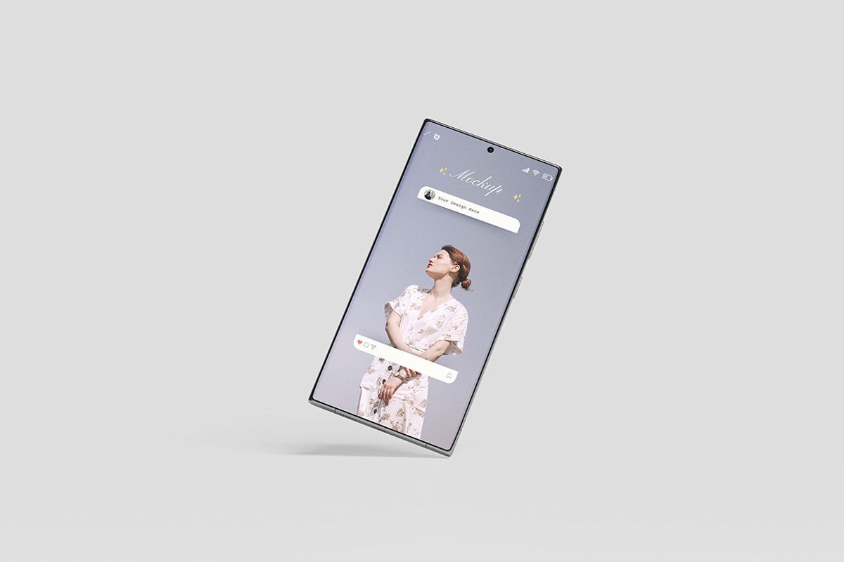 Samsung Galaxy S23 Mockup, an Android Mockup by Indah (Photo 3 of 7)