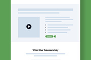 Minimalist Travel Wireframe Layout, a Wireframe Template by MightyDesign (Thumbnail 4 of 9)
