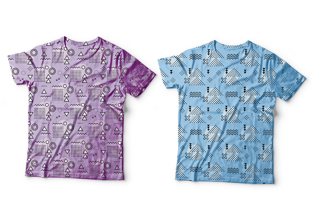 Vector seamless patterns 80s, 90s, a Pattern Graphic by Gurza SHOP (Photo 3 of 8)