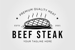 beef steak or steakhouse logo, a Graphic by Rizkaarishandy_shop