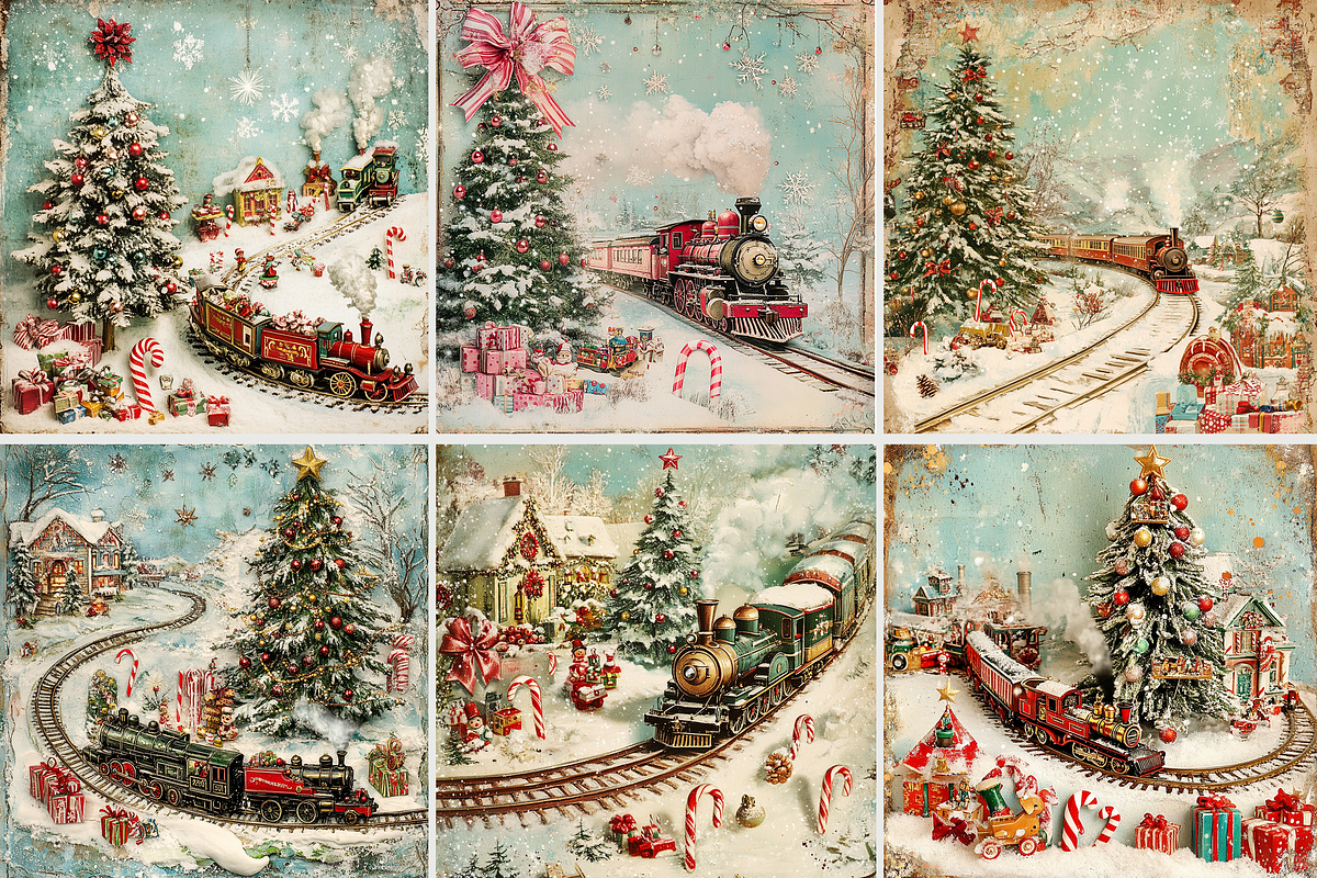 Showcasing Nostalgic Train, a Background Graphic by Printable Treasure (Photo 2 of 2)