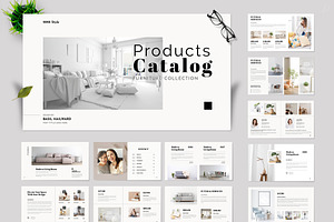Modern Furniture Product Catalog, a Presentation Template by PixWork