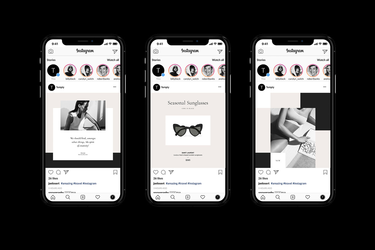Essentialist Social Media Pack, a Social Media Template by T E M P L Y (Photo 10 of 12)