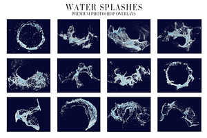 Water Splash Overlays Photoshop