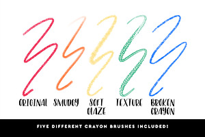 Crayon Procreate Brushes