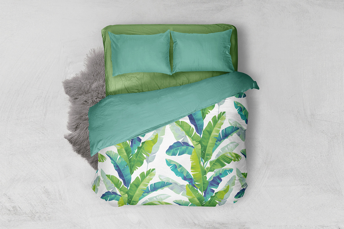 Banana palms. Tropical pattern., a Pattern Graphic by Anna Smirnova (Photo 3 of 6)