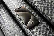 iPhone 15 Pro with Titanium Mockup, an iPhone Mockup by zippypixelstudio (Thumbnail 2 of 5)