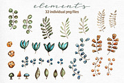 Rustic Wreath Creator, an Illustration by Gray Cat Graphics (Thumbnail 4 of 5)