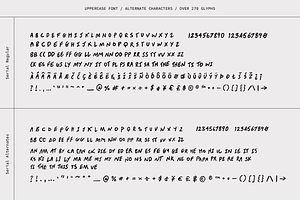 Serial: A Killer Handwriting Font