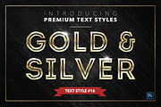Gold & Silver #2 - 20 Text Styles, a Layer Style Add-On by Jonas Stensgaard (Thumbnail 17 of 23)