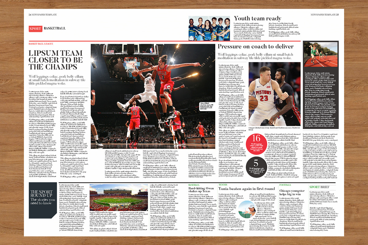 Newspaper Template, a Templates & Theme by Red Cactus Creative (Photo 13 of 14)