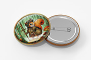 Watercolor Fantasy Creature, Squirel, an Animal Illustration by NStudio (Thumbnail 6 of 9)