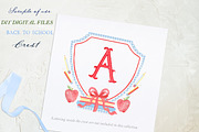 First Day of School Crest DIY, a Graphic by LABFcreations (Thumbnail 3 of 4)
