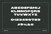 Mesa -Wide Bold Sans Serif Hand Made, a Sans Serif Font by Swatch Supply (Thumbnail 2 of 8)