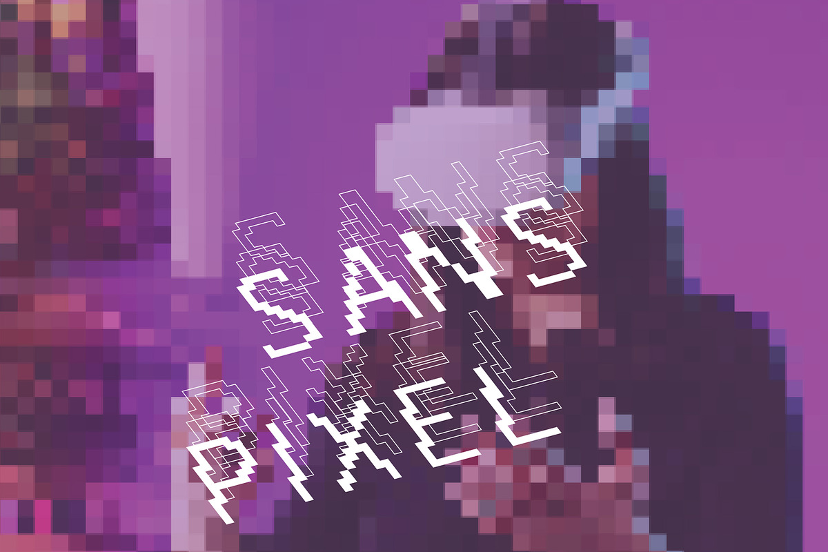 Pixel Sans Italic, a Sans Serif Font by cromatixclassroom (Photo 2 of 3)