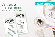 Badge Reel Care Card Template, a Design Template by Snapybiz (Thumbnail 8 of 10)