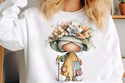 Whimsical summer grandma clipart, an Illustration by SinaCreation (Thumbnail 3 of 8)