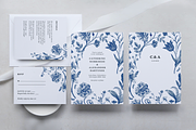 Editable Floral Wedding Invitation, an Invitation Template by ForeverPrint (Thumbnail 1 of 8)