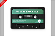 Cassette Cover Mockup, a Product Mockup by Bruno's Shop (Thumbnail 1 of 3)