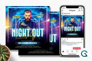 Guest DJ Flyer Template