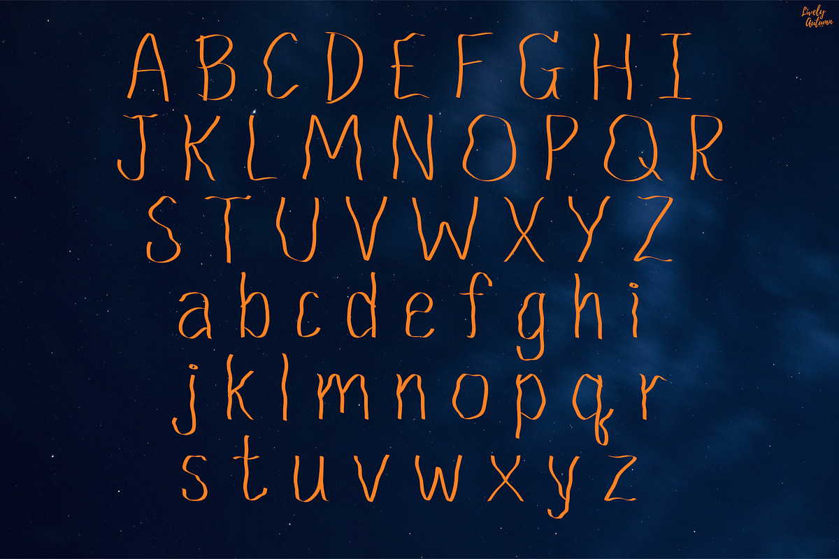 Ghost Ink | Shaky Handwritten font, a Handwritten Font by LivelyAutumn11.11 (Photo 2 of 5)