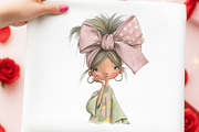 Pastel Summer Girl Clipart Bundle, an Illustration by Digital Artistic99 (Thumbnail 9 of 10)