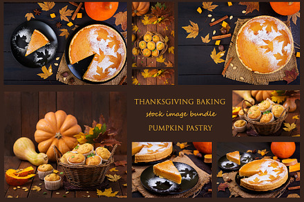 Pumpkin baking Food Photo Bundle