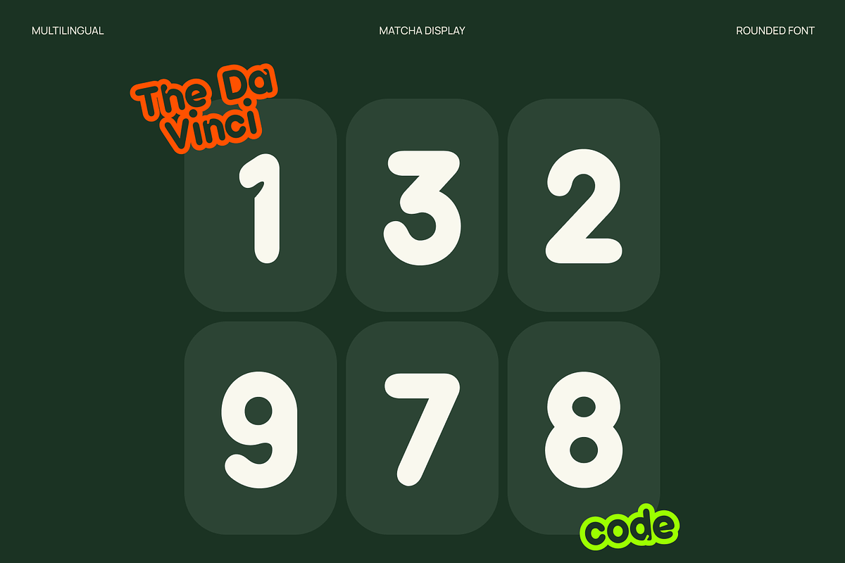 matcha rounded font, a Sans Serif Font by iframe fonts (Photo 9 of 10)