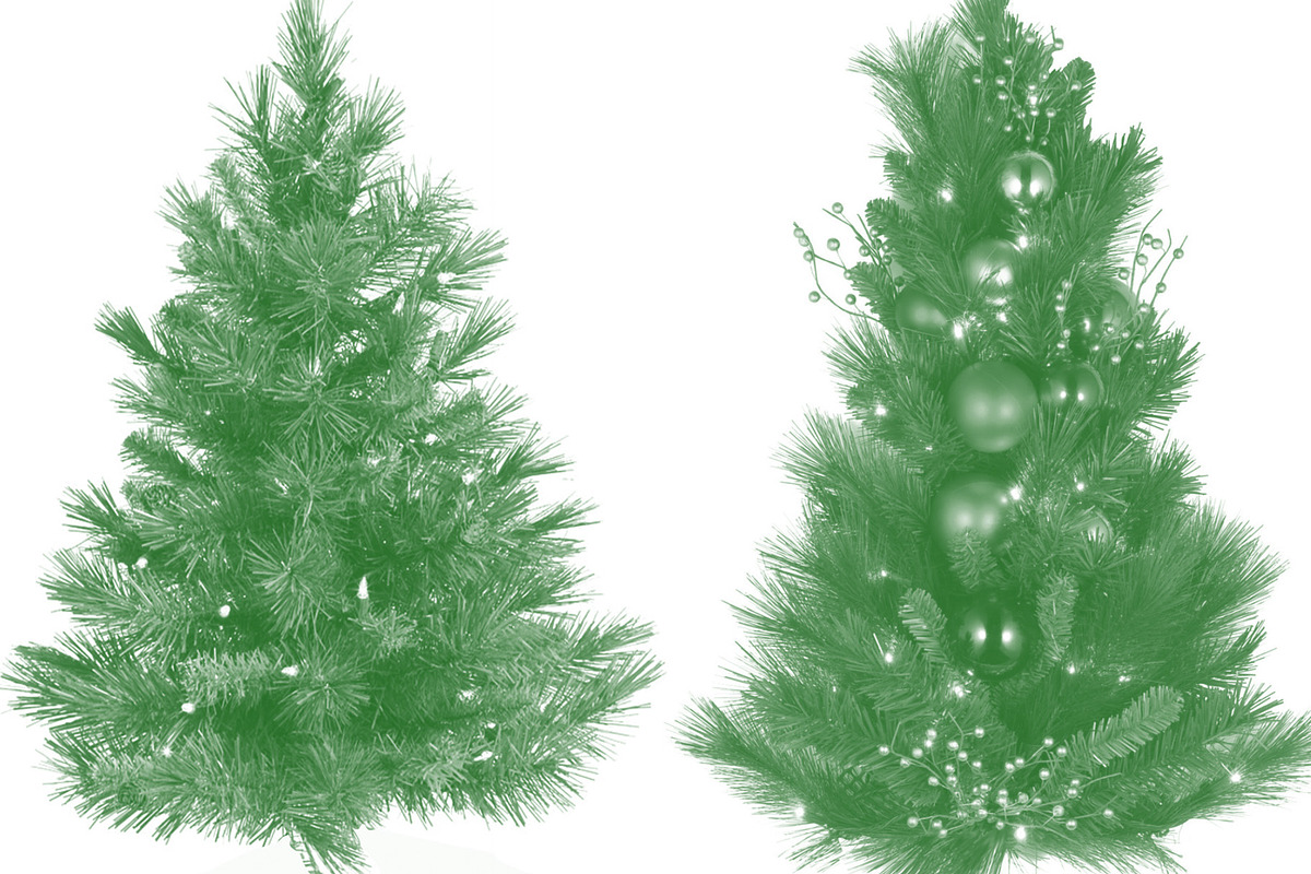 100 Tree Brush Stamps Photoshop, a Brush Add-On by Chipshpow Graphics (Photo 5 of 8)