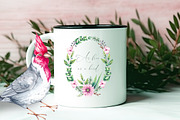 Birds in Bloom Watercolor Floral set, an Animal Illustration by SashaKondr (Thumbnail 6 of 17)