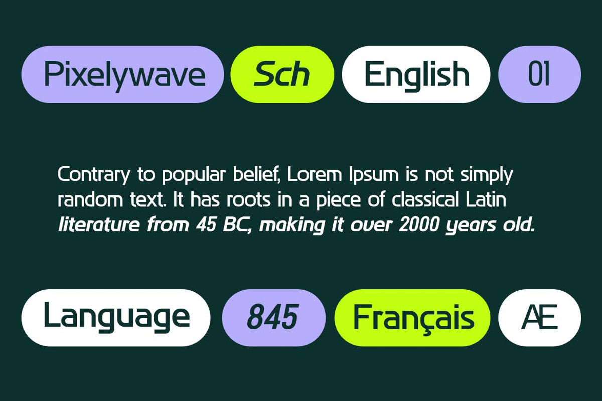 Pixelywave Sans Serif Modern Font, a Sans Serif Font by UICreative (Photo 10 of 13)
