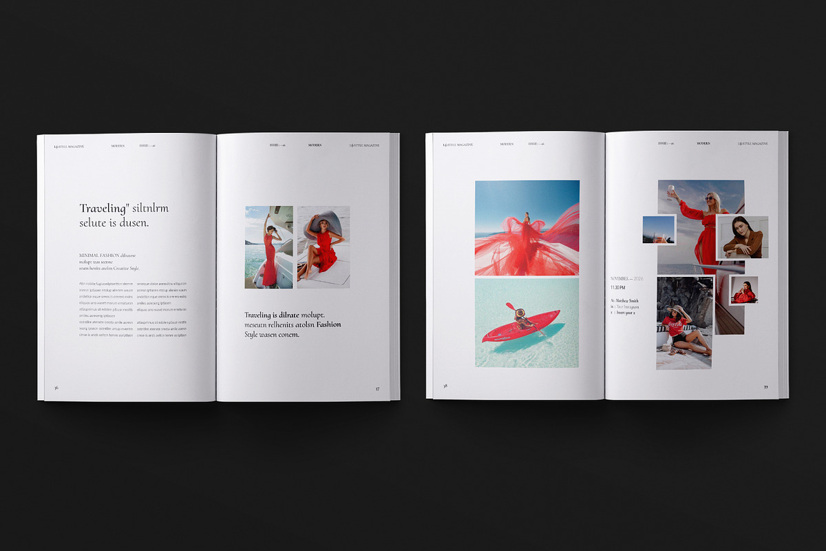 Lifestyle Magazine Template, a Magazine Template by ElvinPrint (Photo 16 of 19)