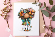 Whimsical spring fairy clipart, an Illustration by SinaCreation (Thumbnail 6 of 11)