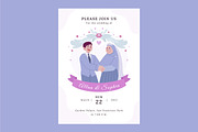 Cartoon Wedding Card Invitation, a Flyer Template by Vesvocrea (Thumbnail 7 of 7)