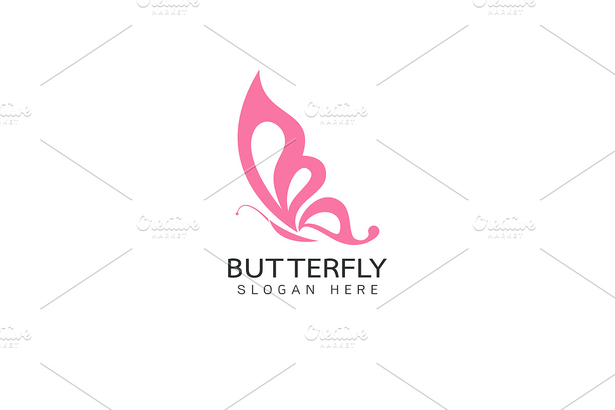 Butterfly logo Vector illustration, a Branding & Logo Template by essense