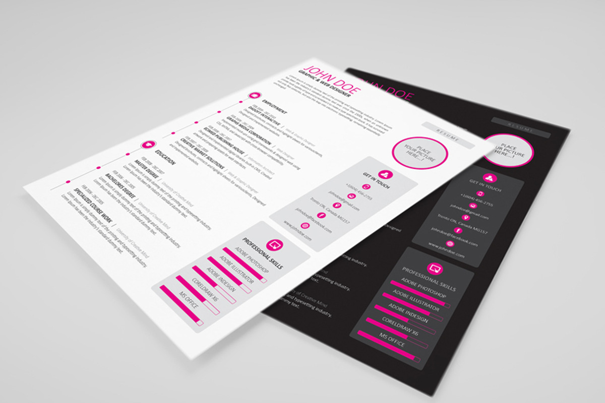 Clean Resume / CV, a Resume Template by RQ Designs (Photo 9 of 13)