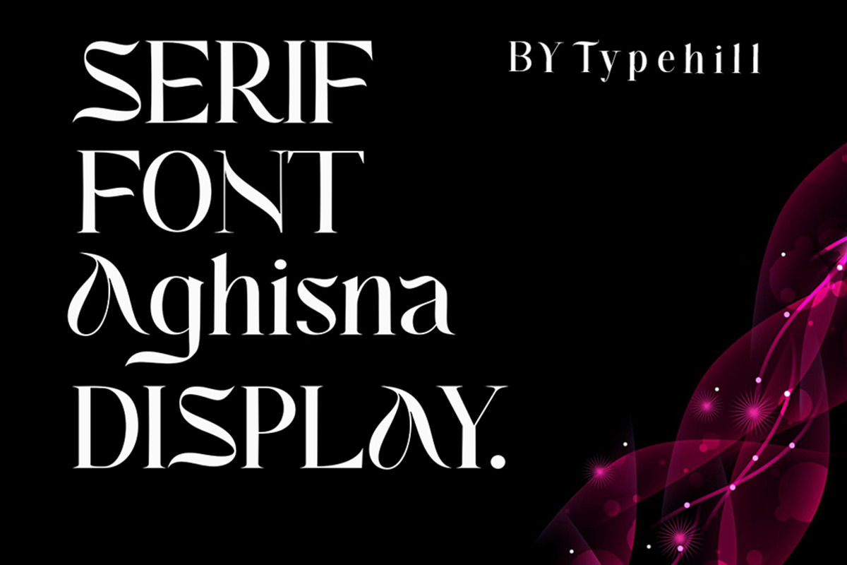 Aghisna Display, a Script Font by Typehill (Photo 2 of 12)