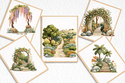 Whimsical Summer Pathway Clipart, an Illustration by DreamArtGraphic (Thumbnail 8 of 8)