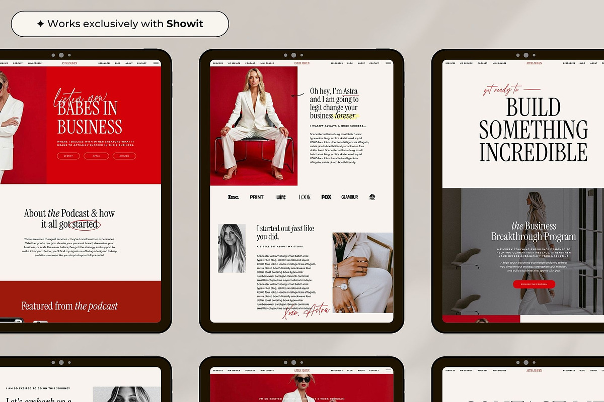 Business Coach Showit Website, a Websites & App Template by Superhero Design Co. (Photo 5 of 7)