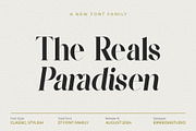 The Reals Paradisen - Serif Family, a Serif Font by Ermedia Studio (Thumbnail 16 of 16)