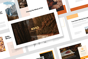 Nvio : Autumn Season Powerpoint, a Presentation Template by Punkl Camp