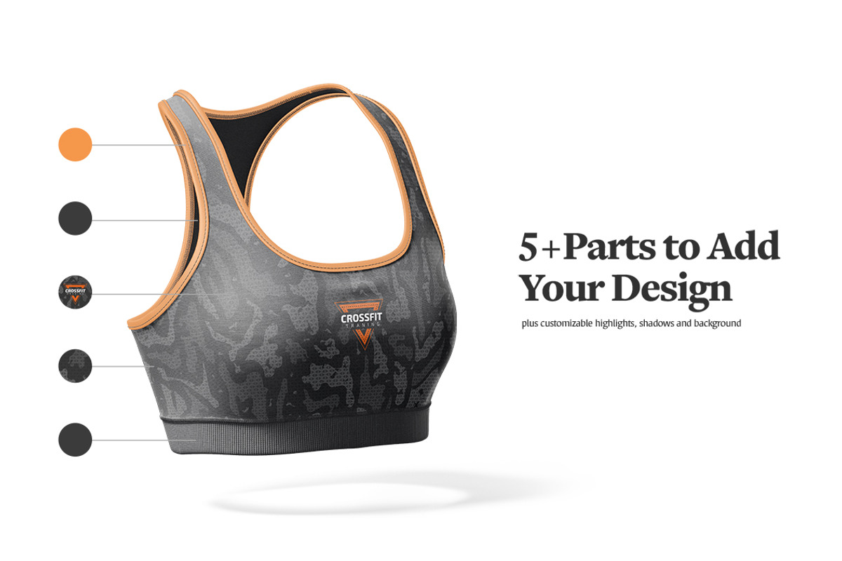 Sport Bra Mockups, a Shirt Mockup by rebrandy (Photo 4 of 10)